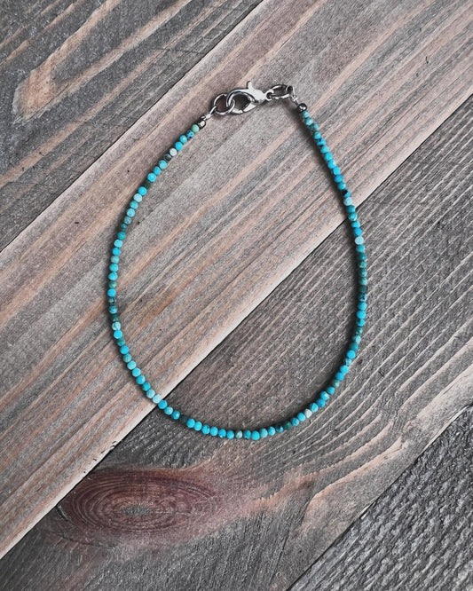 Dainty Turquoise Anklet