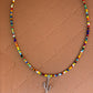 Beaded Cactus Necklace