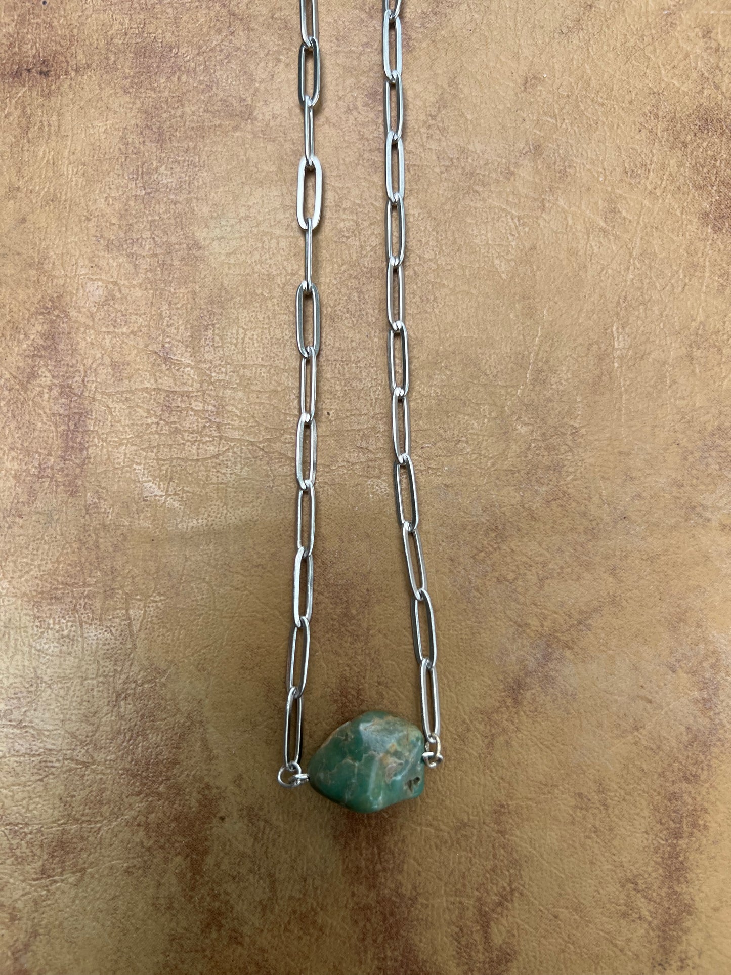 Turquoise Nugget Chain